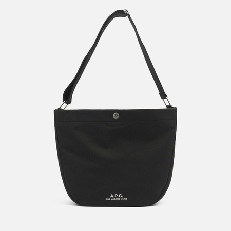 Сумка A.P.C. Journal Polyester, цвет чёрный