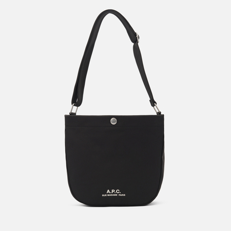 Сумка A.P.C. Journal Small Polyester, цвет чёрный