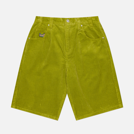 Мужские шорты HUF Cromer Corduroy, цвет зелёный, размер 36