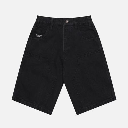 Мужские шорты HUF Kinda Loose Double Knee, цвет чёрный, размер 30