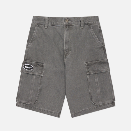 Мужские шорты HUF Oval Denim Cargo, цвет серый