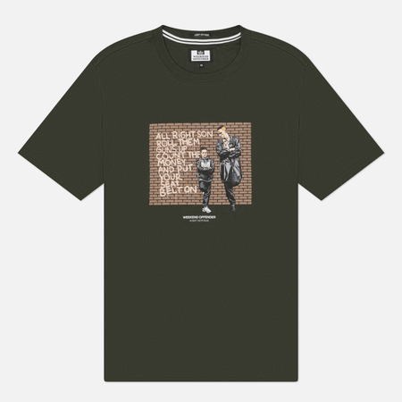Мужская футболка Weekend Offender Pater, цвет зелёный, размер XL