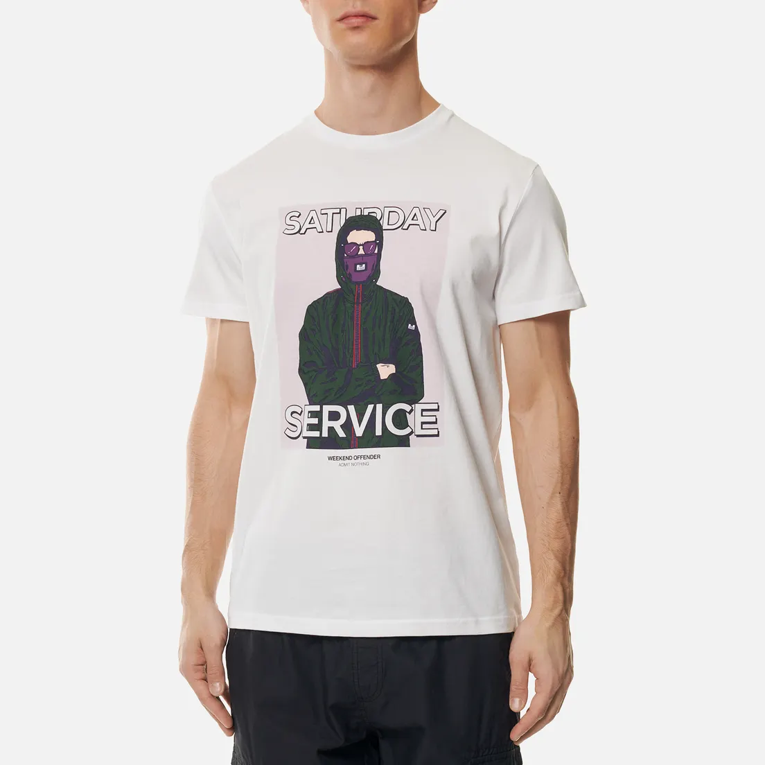 Weekend Offender Мужская футболка Saturday Service Printed
