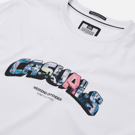 Мужская футболка Weekend Offender Saturday White