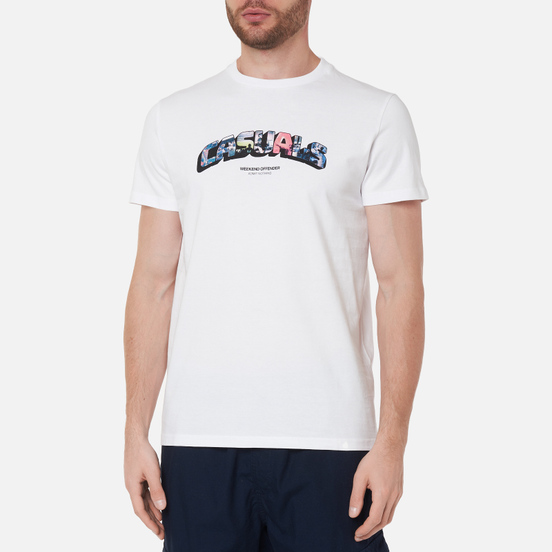 Мужская футболка Weekend Offender Saturday White
