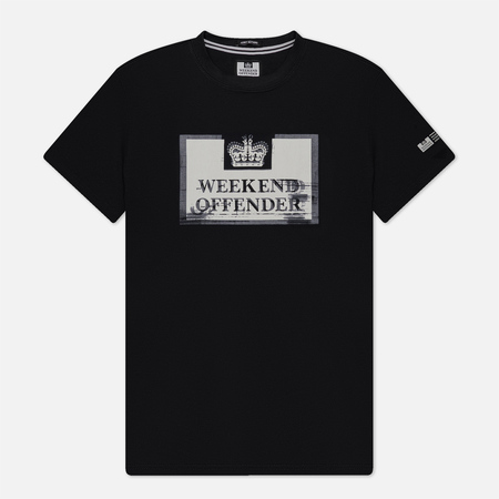 Мужская футболка Weekend Offender Bonpensiero Graphic, цвет чёрный, размер L - фото 1