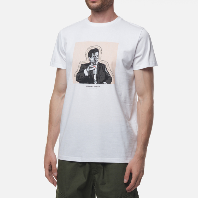 Мужская футболка Weekend Offender, цвет белый, размер M PTSS2203-WHITE Tommy - фото 3