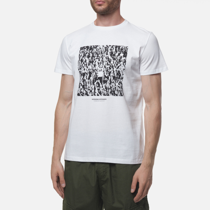 Мужская футболка Weekend Offender, цвет белый, размер XL PTSS2207-WHITE Casablanca - фото 3