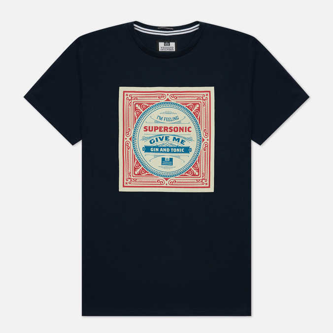 Мужская футболка Weekend Offender, цвет синий, размер S PTSS2208-NAVY Supersonic - фото 1
