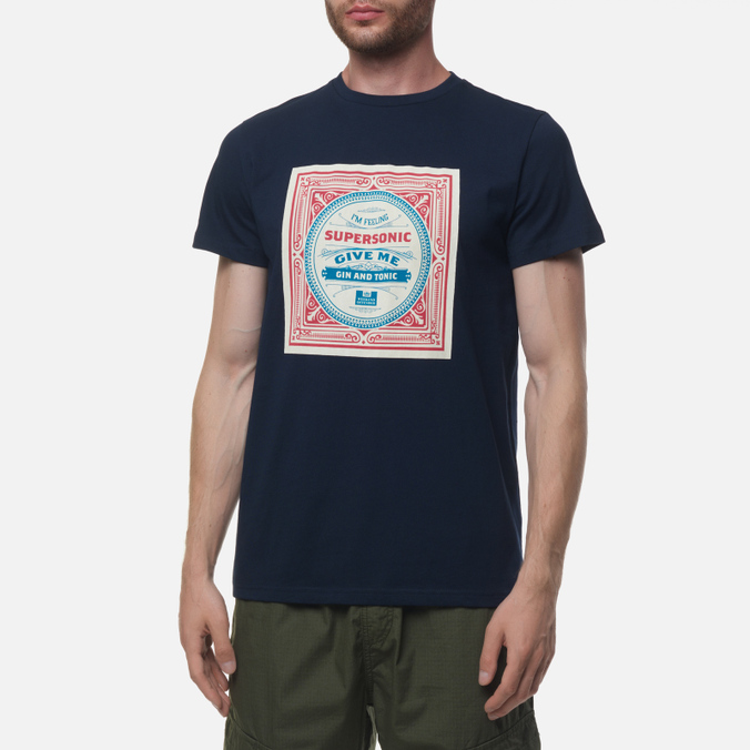 Мужская футболка Weekend Offender, цвет синий, размер S PTSS2208-NAVY Supersonic - фото 3