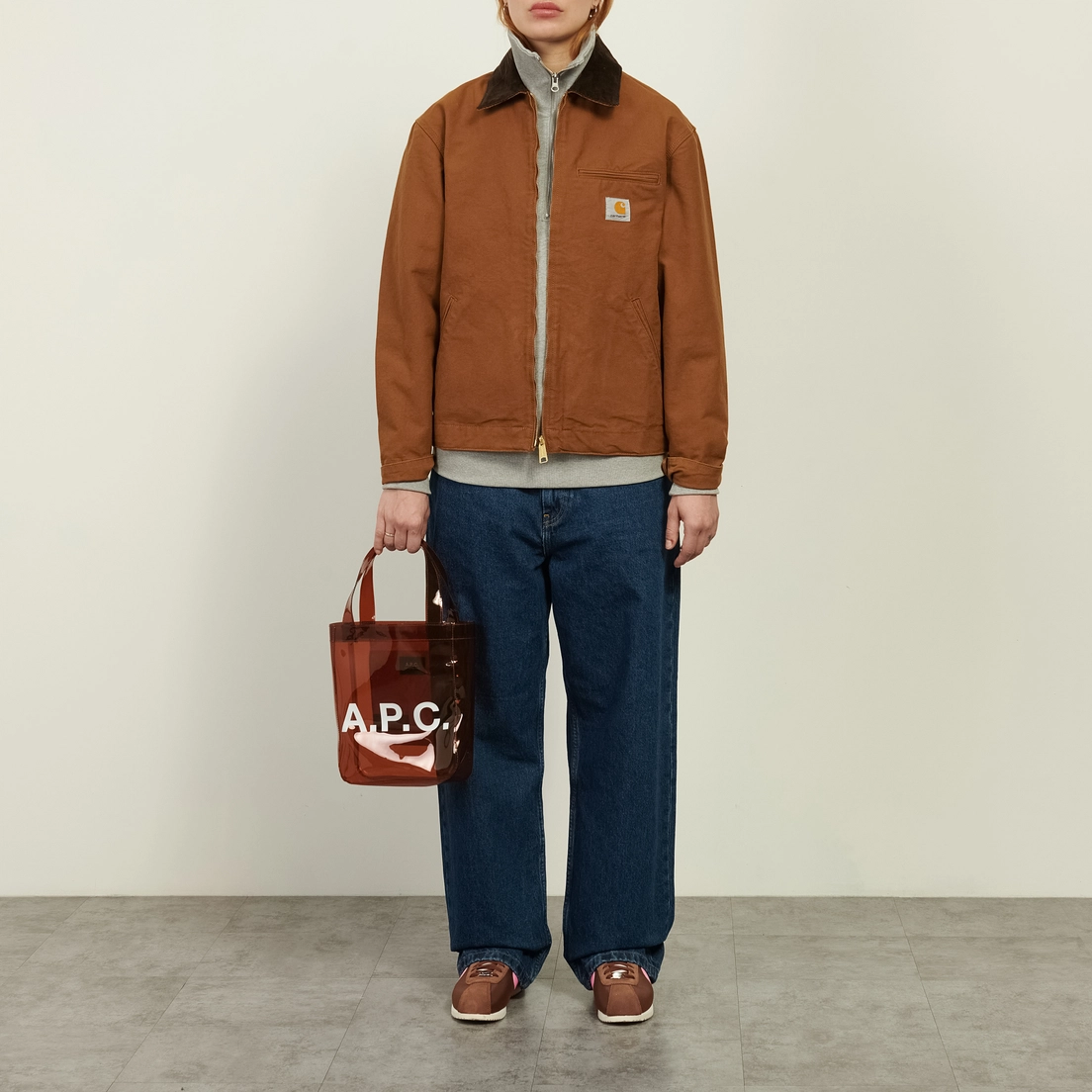 A.P.C. Сумка Lou Small Tote Transparent