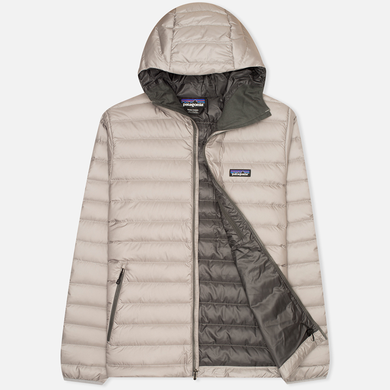 patagonia men's down sweater hoody forge grey