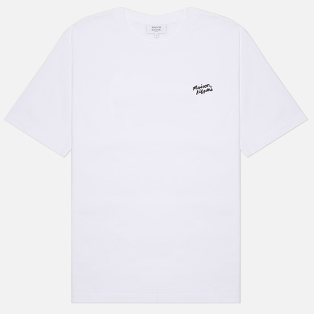 Женская футболка Maison Kitsune Handwriting Comfort, цвет белый, размер XL