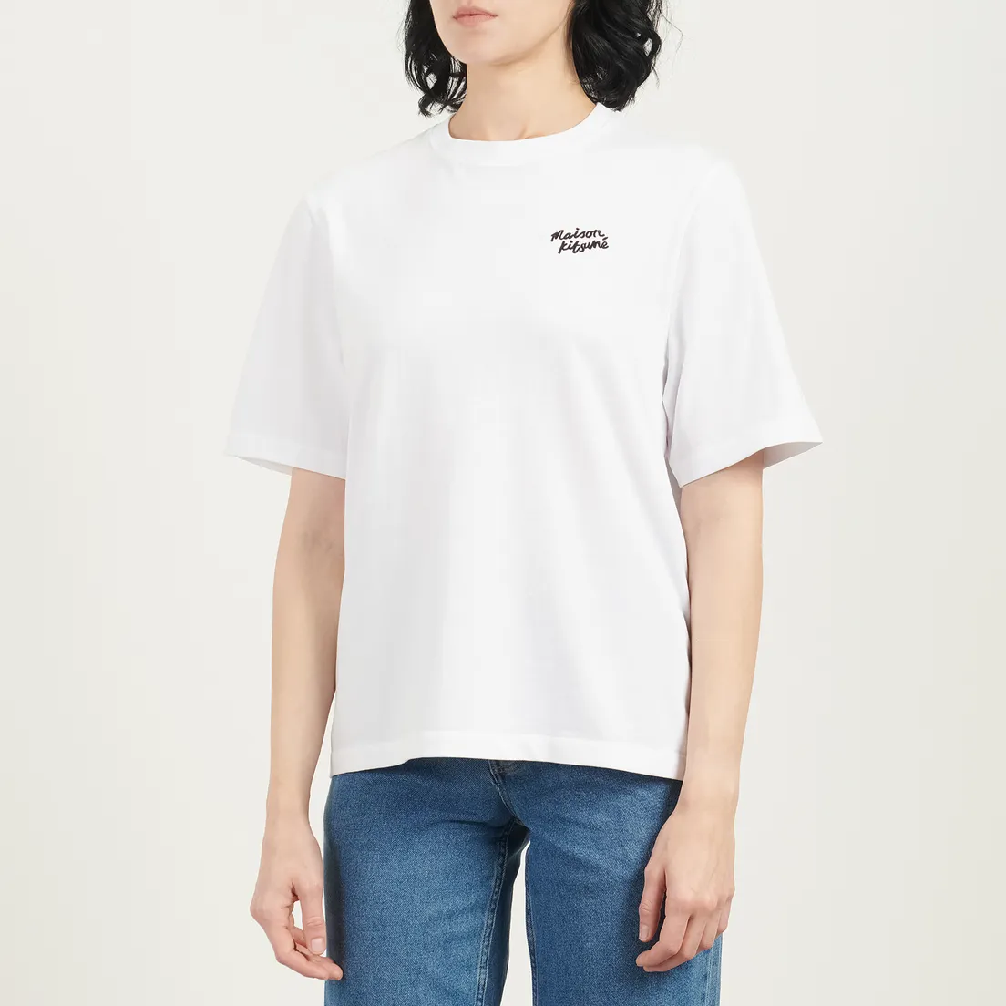 Maison Kitsune Женская футболка Handwriting Comfort