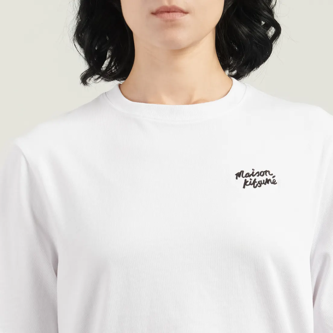 Maison Kitsune Женская футболка Handwriting Comfort