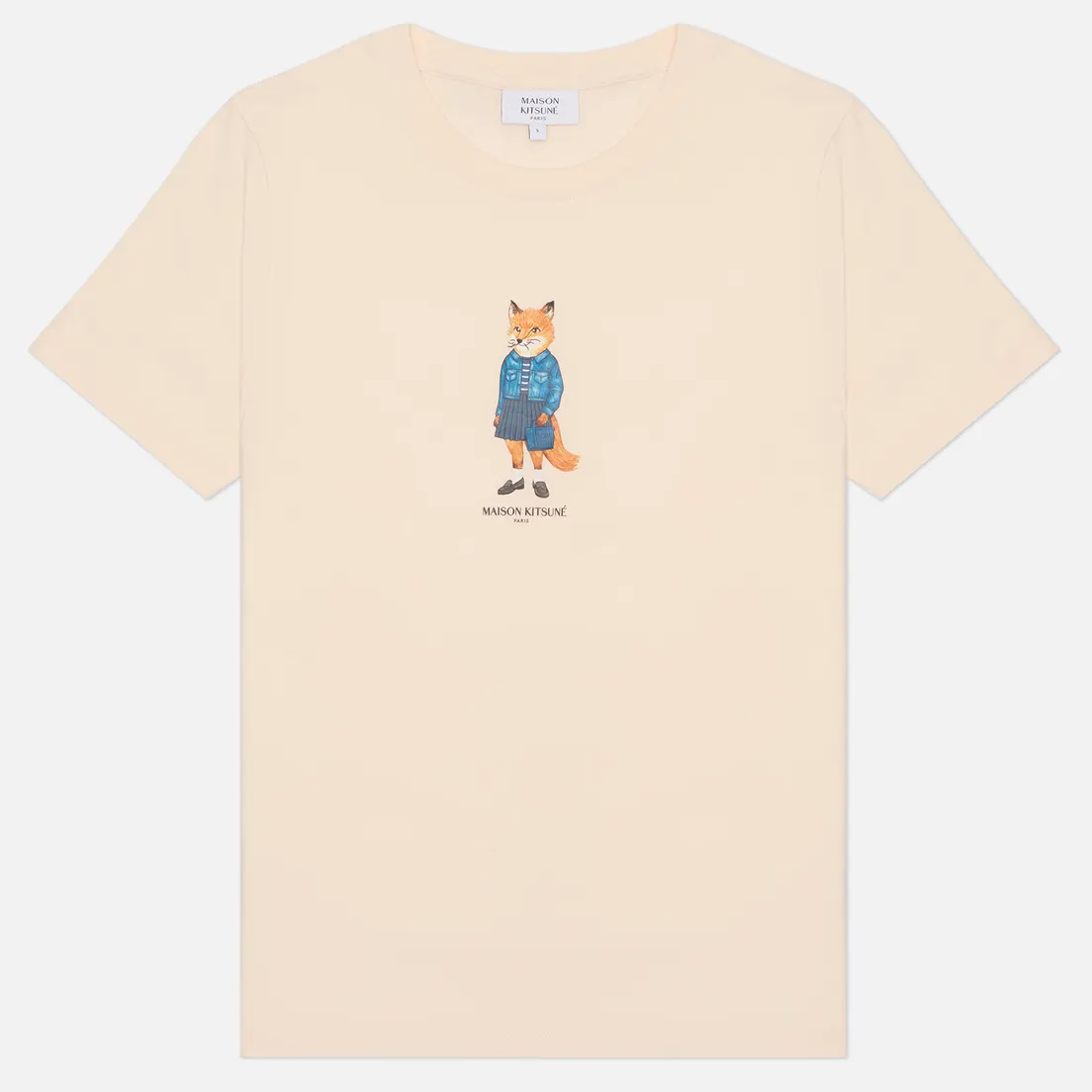 Maison Kitsune Женская футболка Dressed Fox Regular