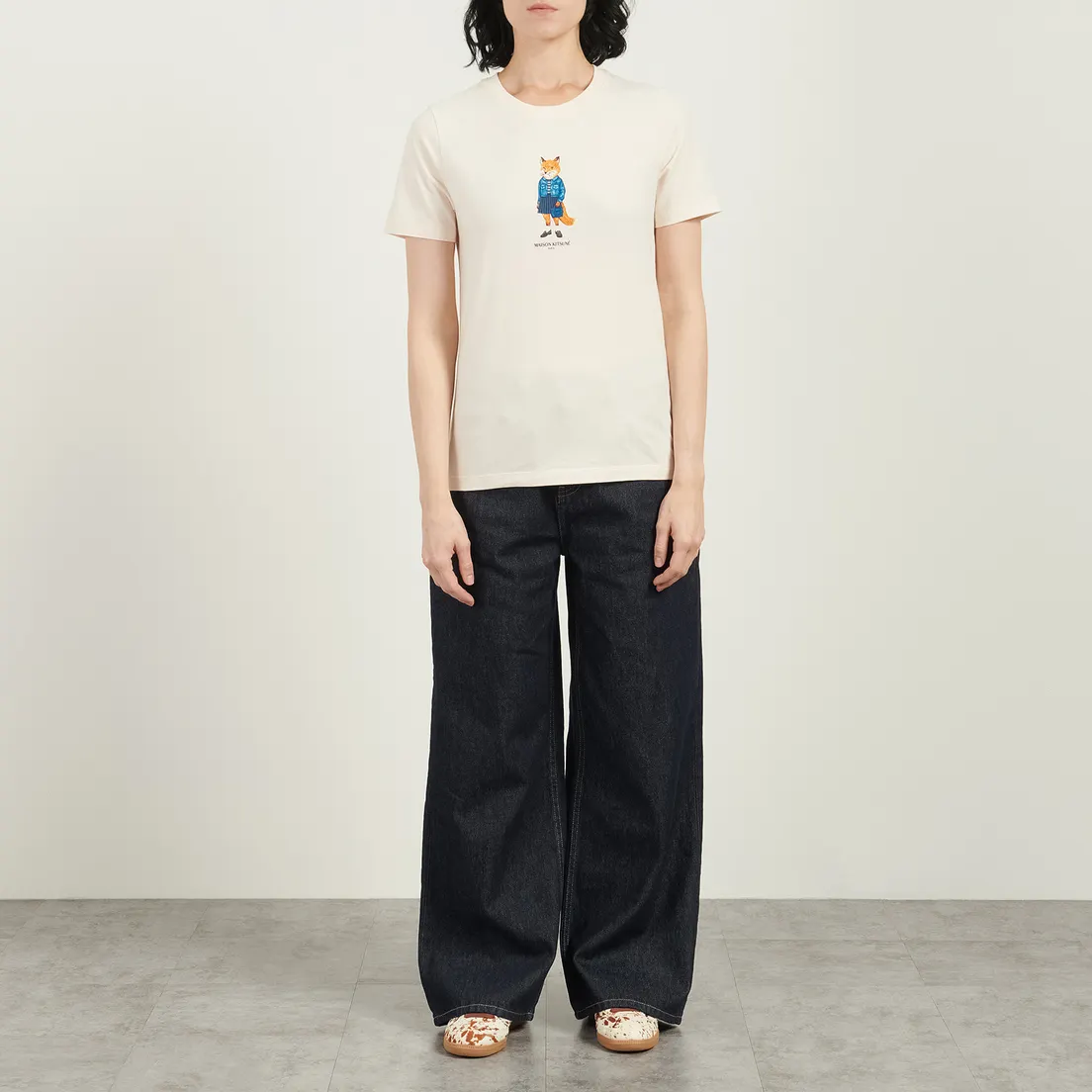 Maison Kitsune Женская футболка Dressed Fox Regular