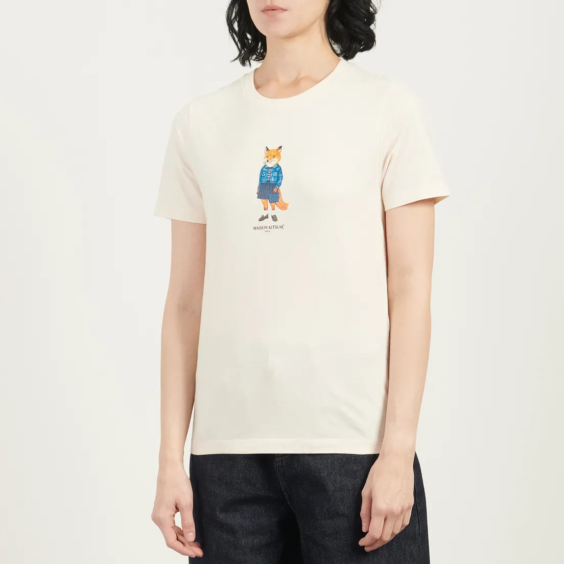 Maison Kitsune Женская футболка Dressed Fox Regular