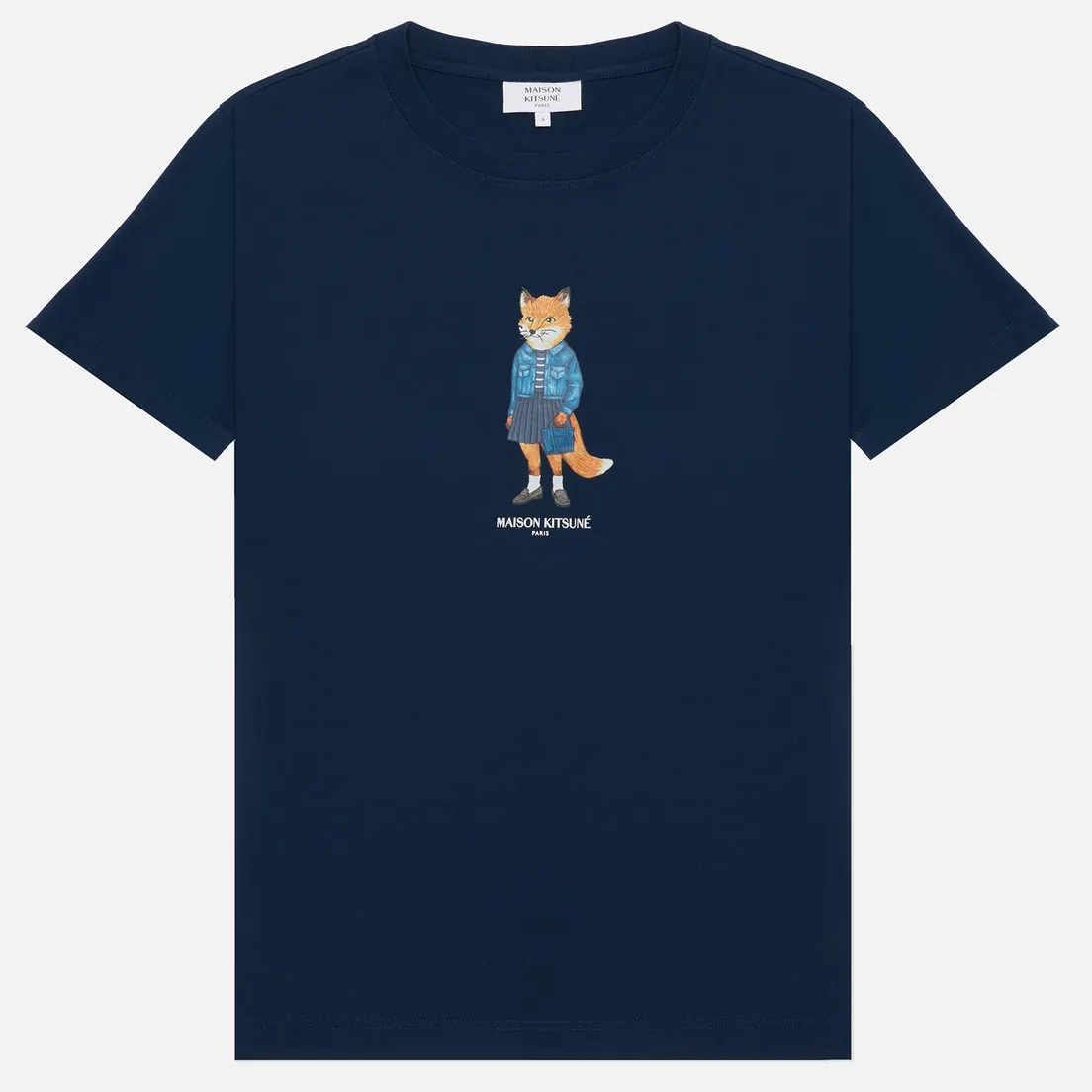 Maison Kitsune Женская футболка Dressed Fox Regular