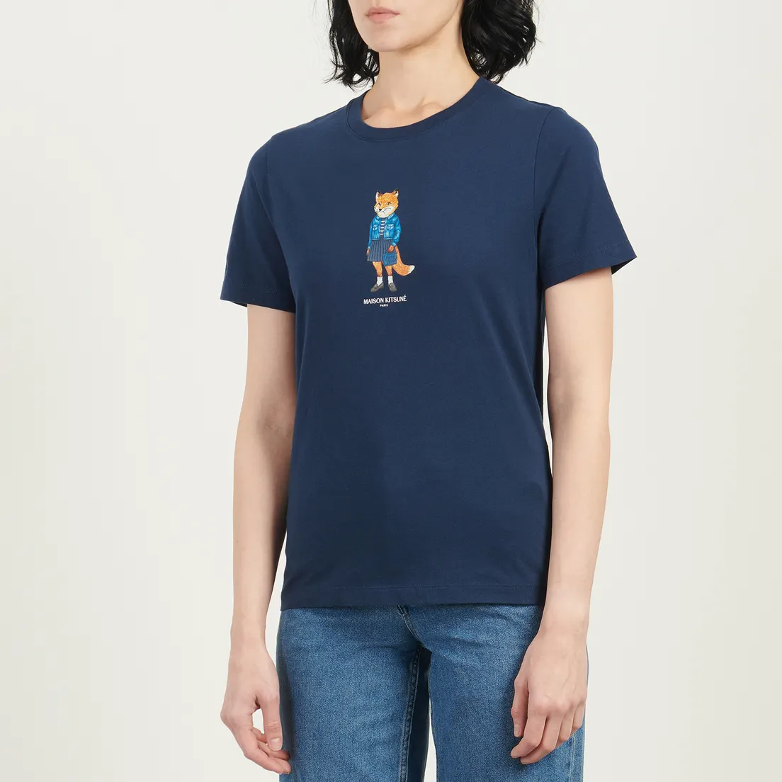 Maison Kitsune Женская футболка Dressed Fox Regular