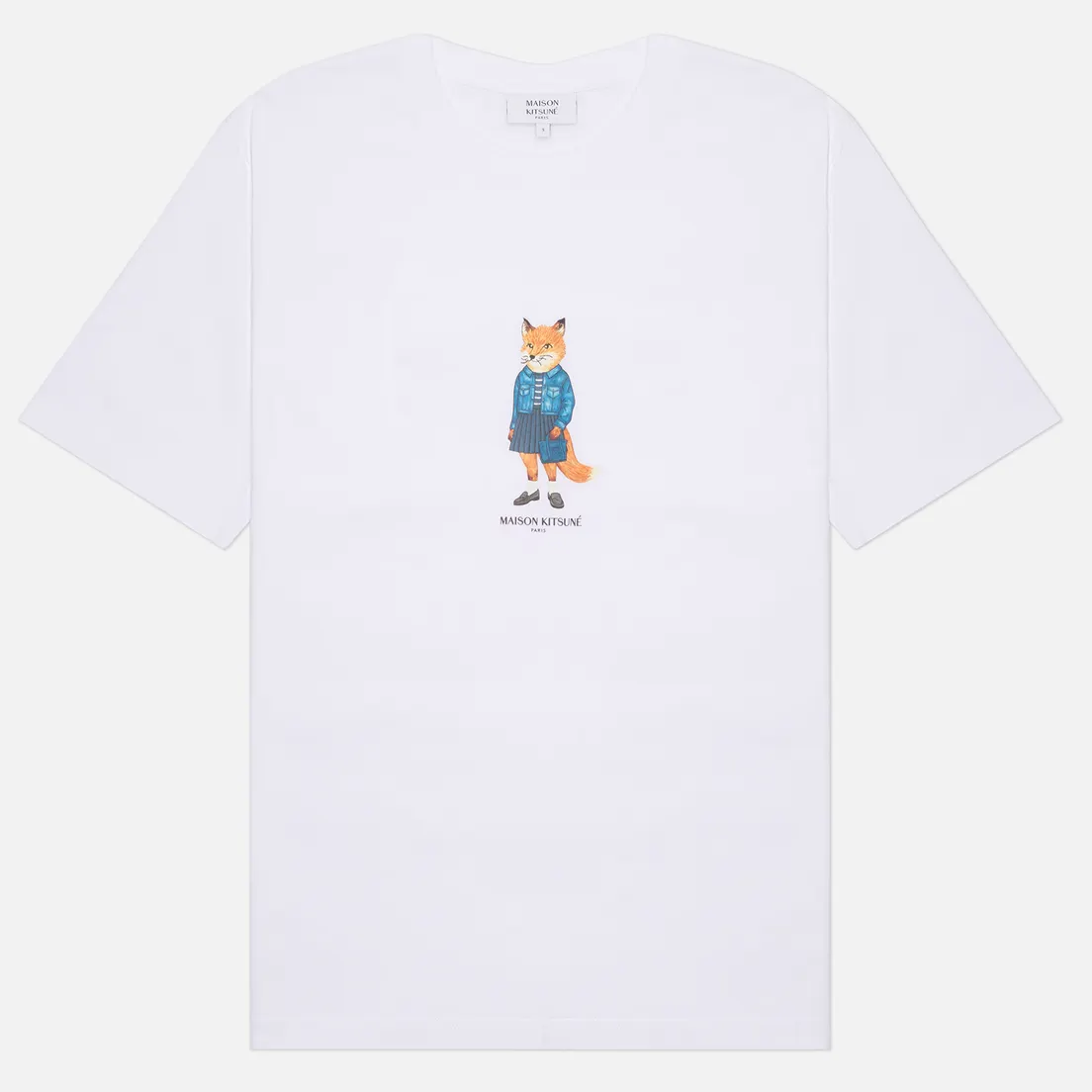 Maison Kitsune Женская футболка Dressed Fox Regular