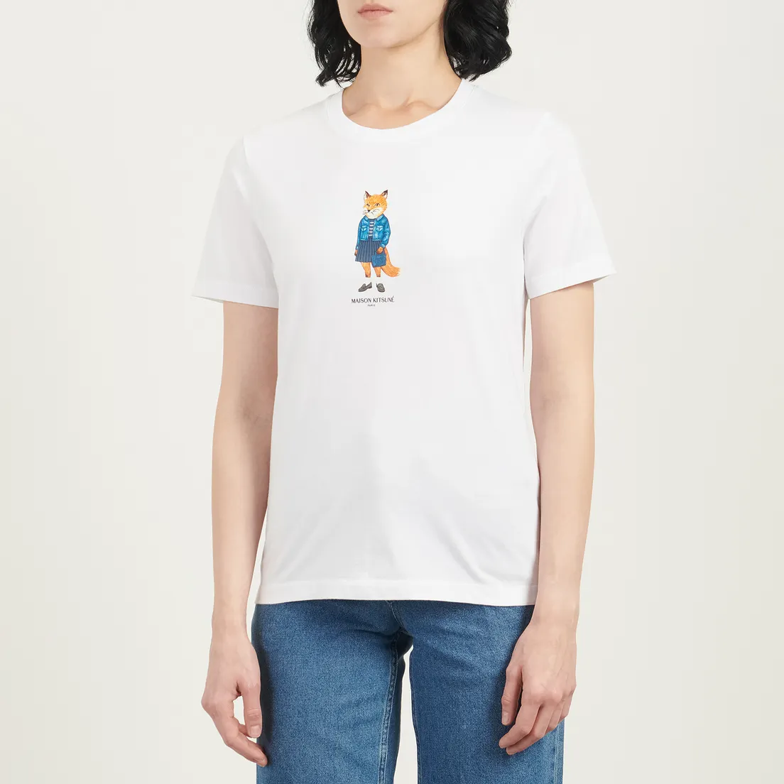 Maison Kitsune Женская футболка Dressed Fox Regular