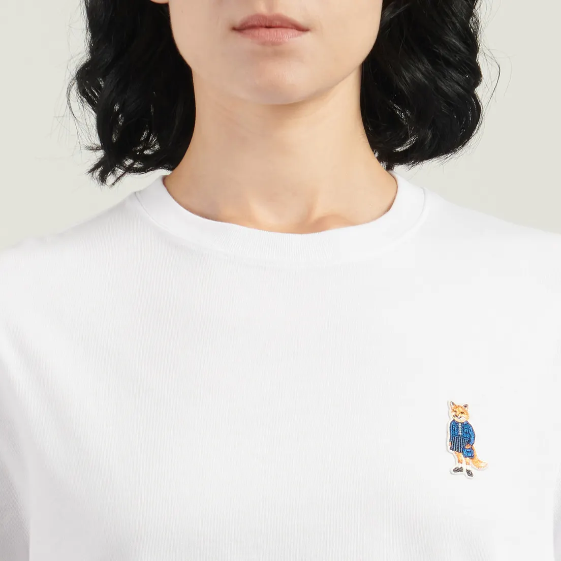 Maison Kitsune Женская футболка Dressed Fox Comfort
