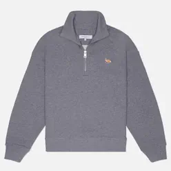 Maison Kitsune Женская толстовка Baby Fox Half Zipped