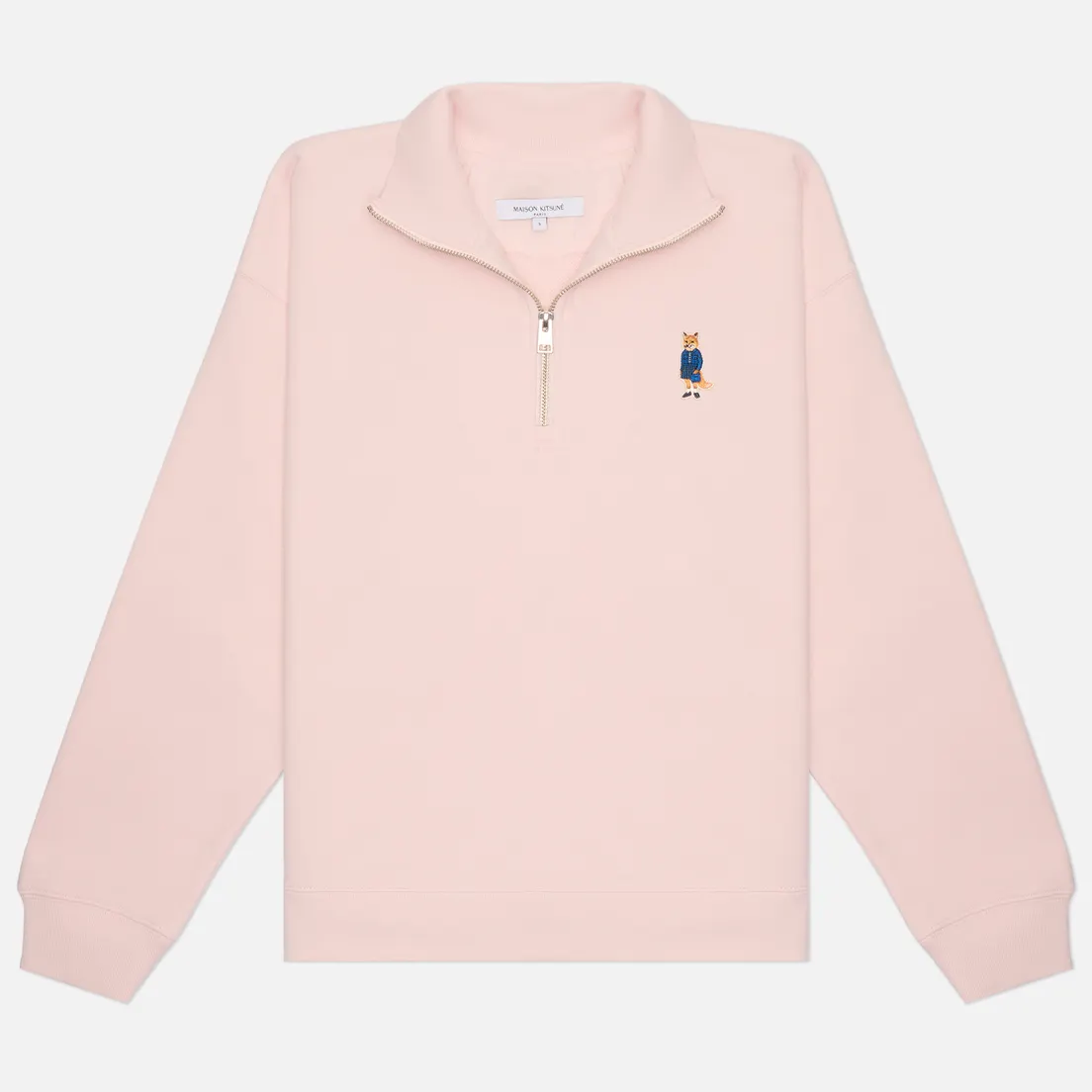 Maison Kitsune Женская толстовка Dressed Fox Half Zip