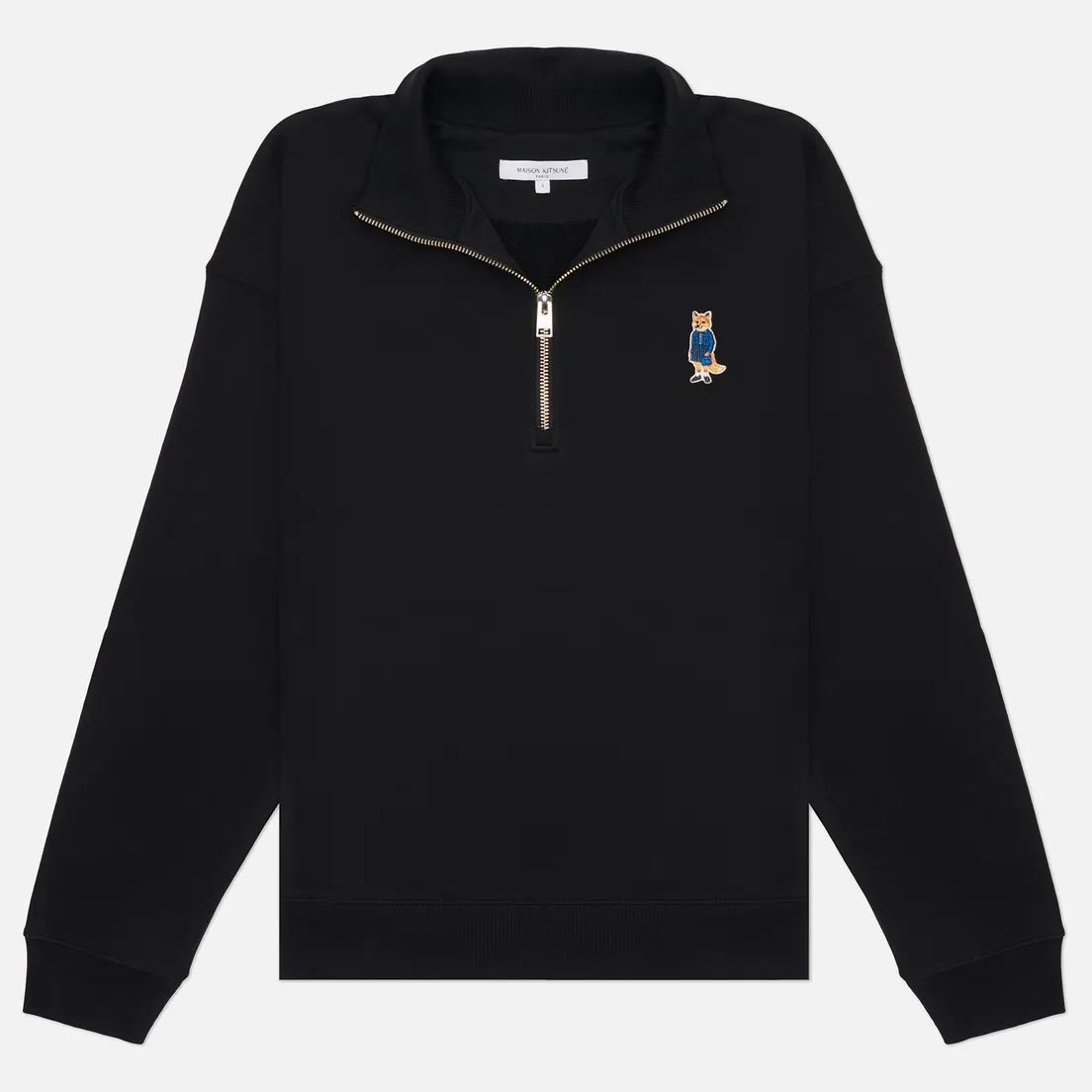 Maison Kitsune Женская толстовка Dressed Fox Half Zip