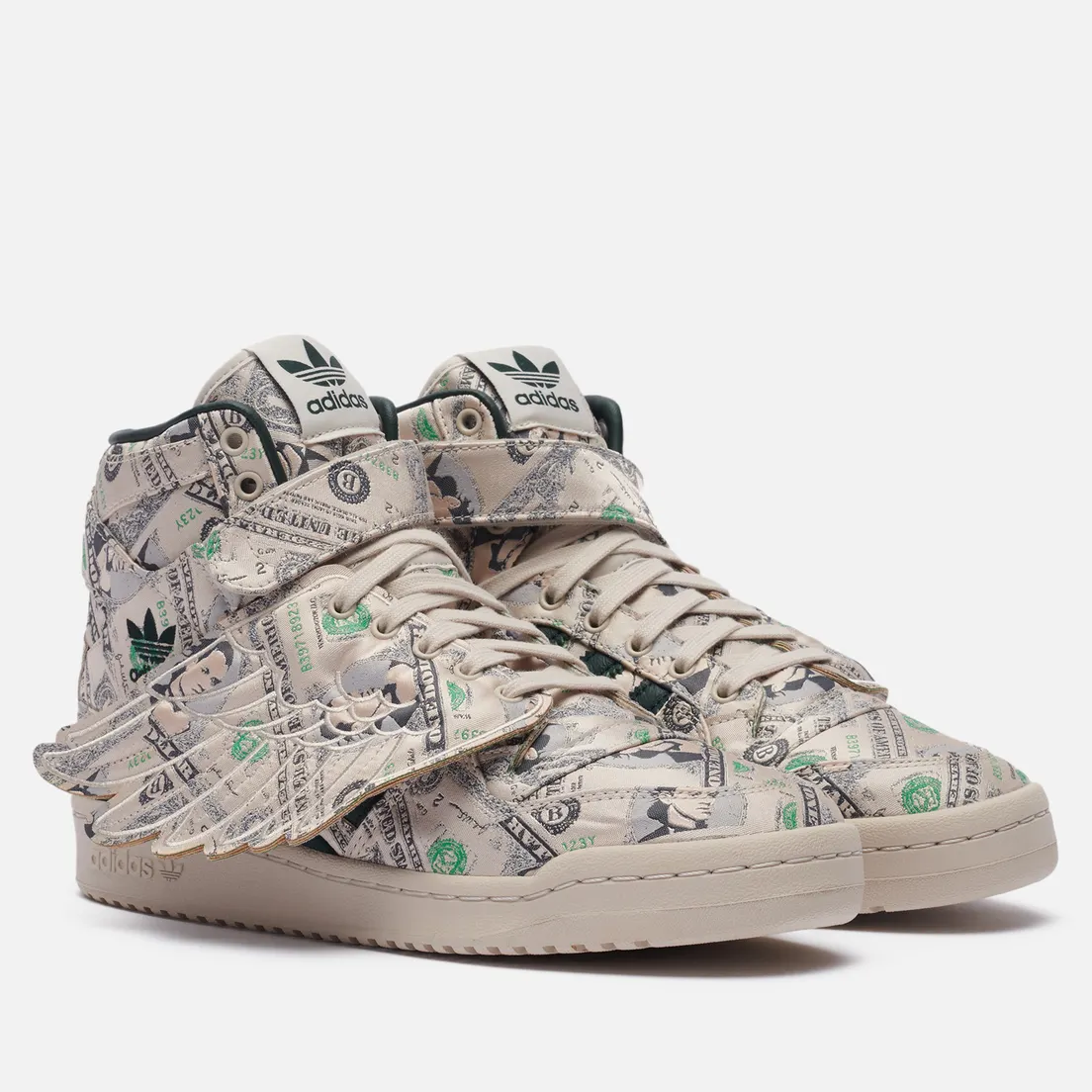 adidas Originals Мужские кроссовки x Jeremy Scott Forum Hi Wings 1.0 Money