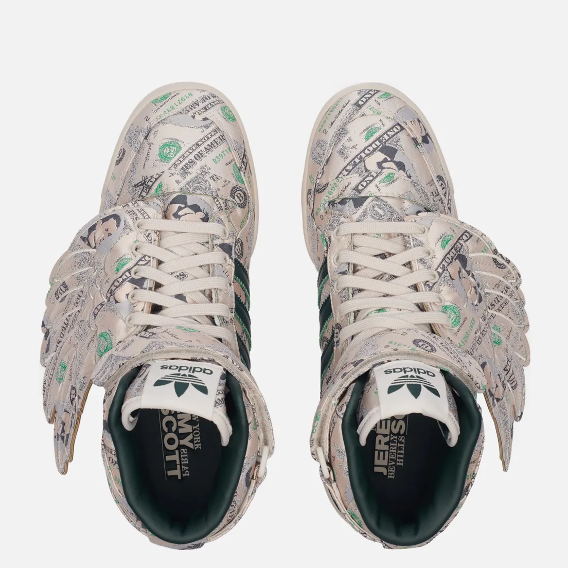 adidas Originals Мужские кроссовки x Jeremy Scott Forum Hi Wings 1.0 Money
