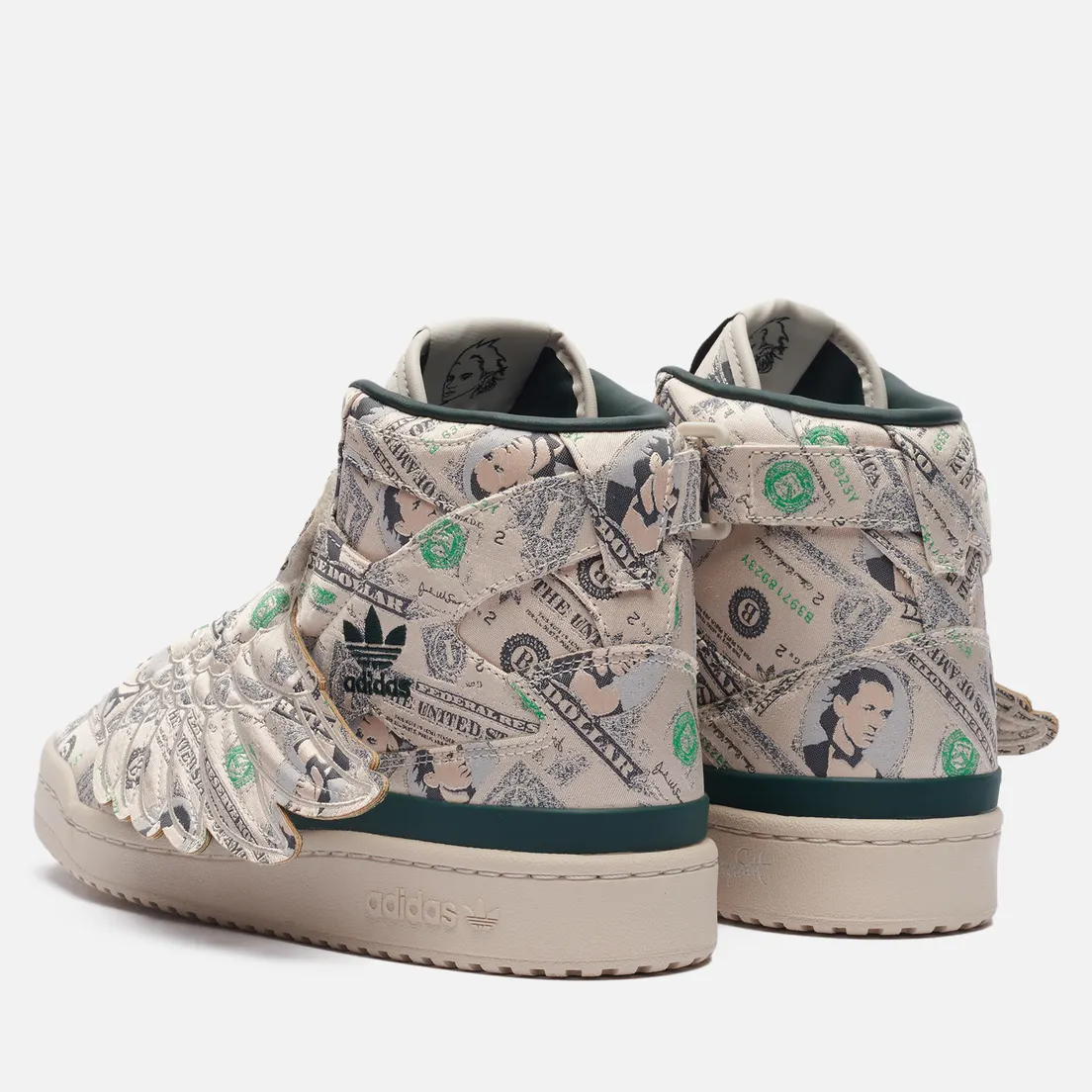 adidas Originals Мужские кроссовки x Jeremy Scott Forum Hi Wings 1.0 Money