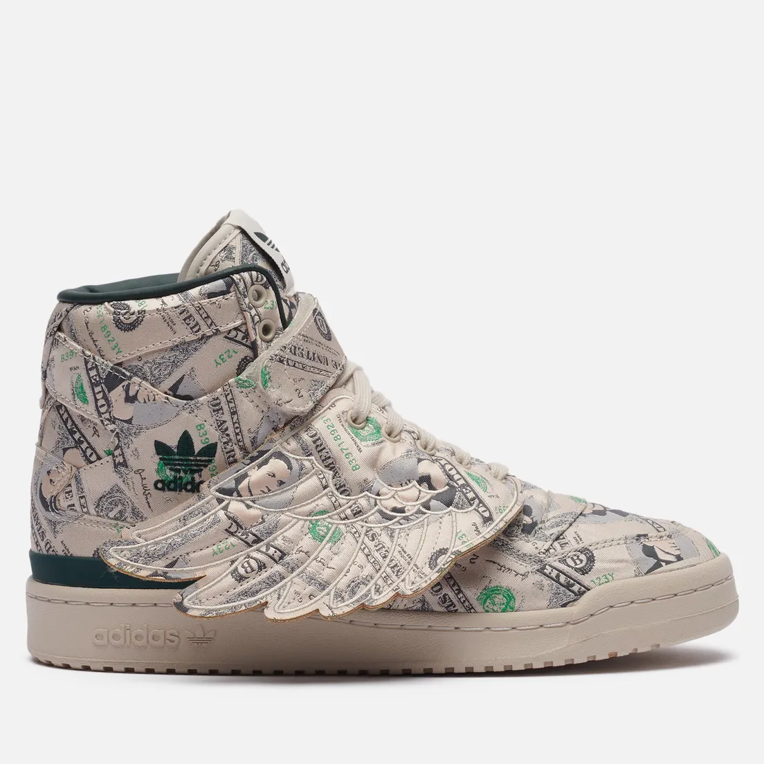 adidas Originals Мужские кроссовки x Jeremy Scott Forum Hi Wings 1.0 Money