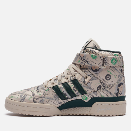 Кроссовки adidas Originals x Jeremy Scott Forum Hi Wings 1.0 Money Clear Brown/Green Night/Clear Brown
