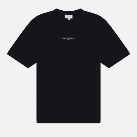 Мужская футболка Maison Kitsune Paris Comfort, цвет чёрный, размер XL