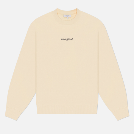 Мужская толстовка Maison Kitsune Paris Comfort, цвет бежевый, размер XL