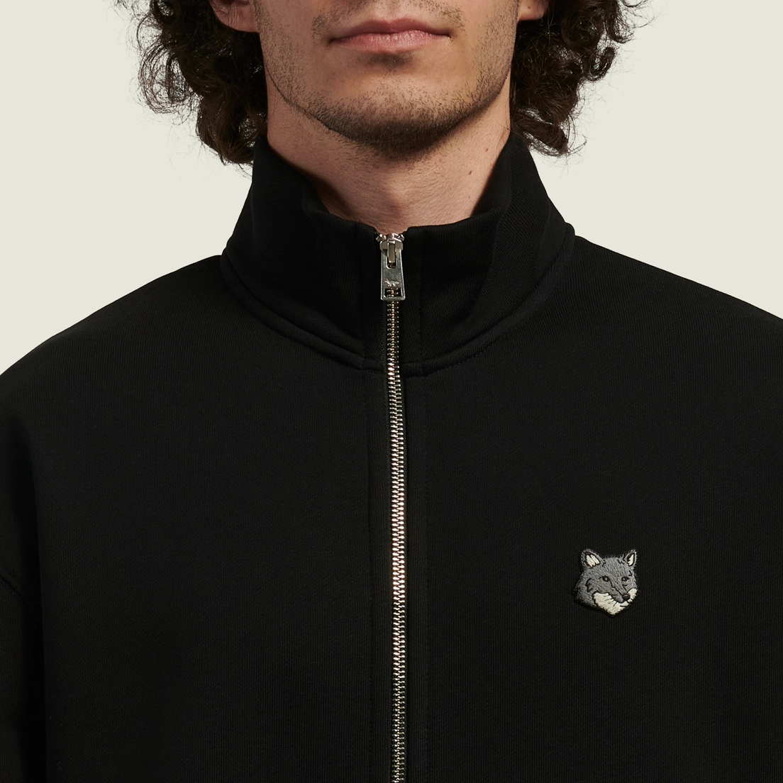 Мужская толстовка Maison Kitsune Fox Head Zipped Comfort