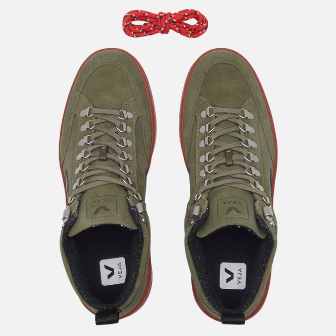 Мужские кроссовки VEJA, цвет оливковый, размер 44 QR031635 Roraima Suede - фото 2