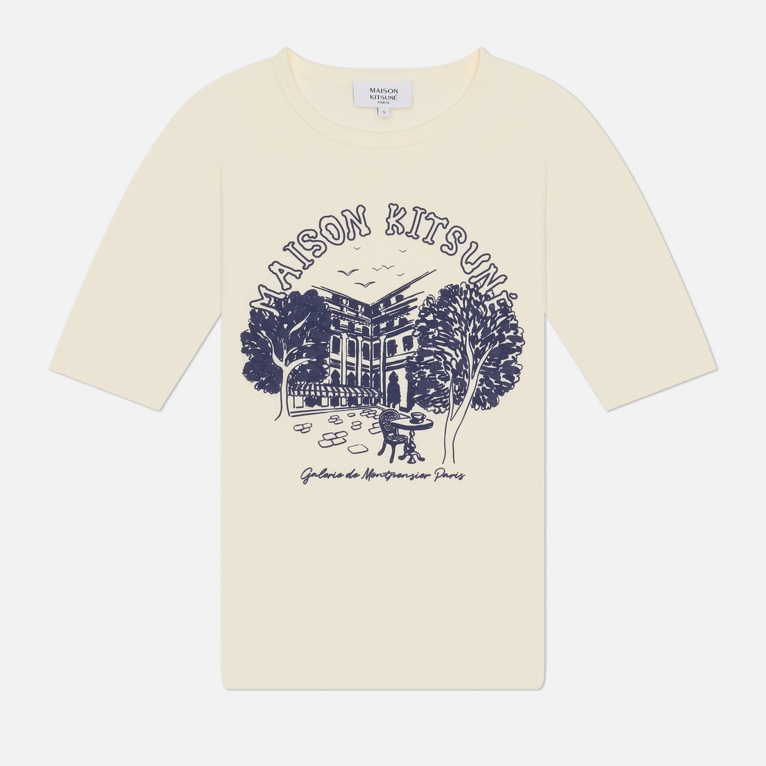 Maison Kitsune Женская футболка Galerie De Montpensier Fitted