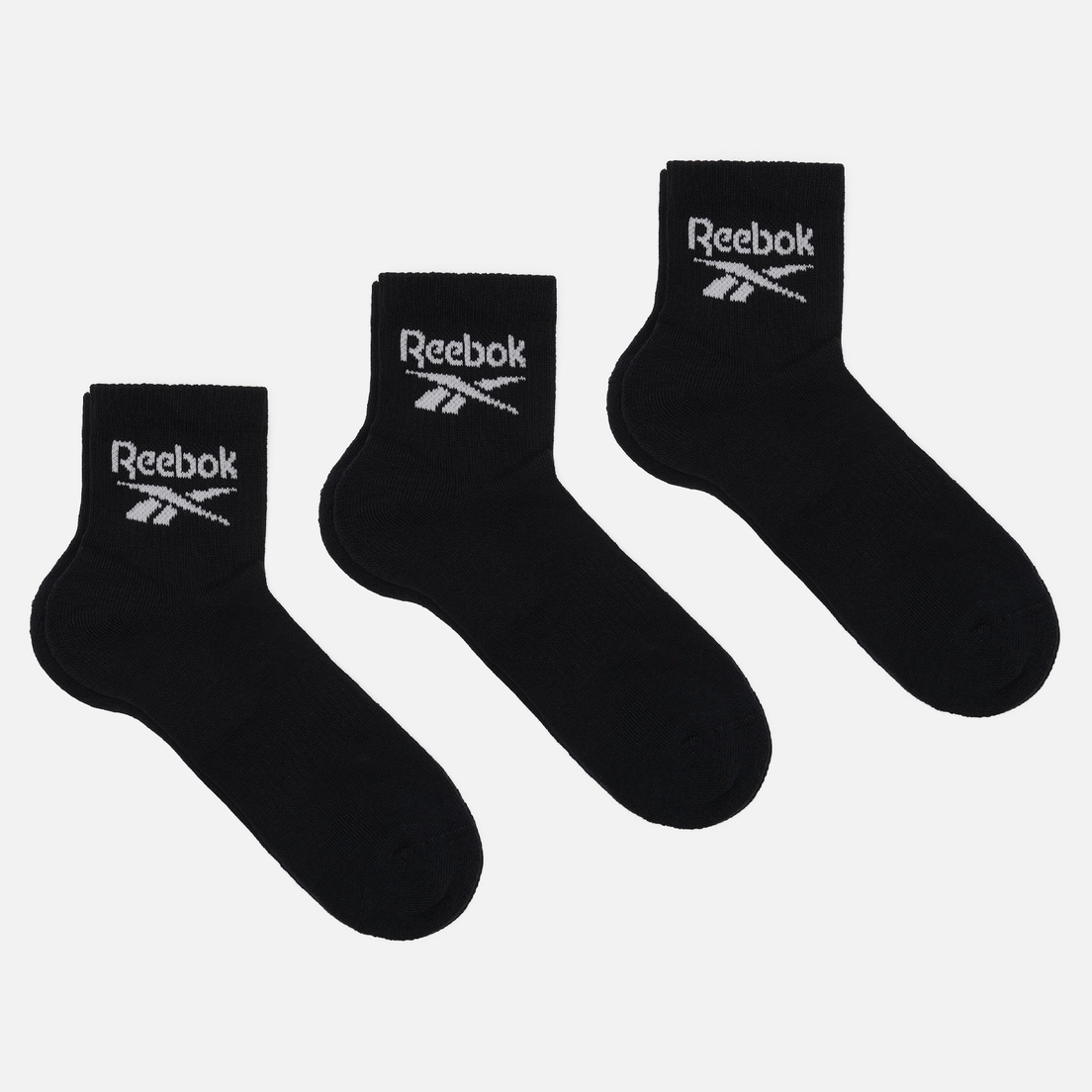 Reebok Комплект носков Core Ankle 3-Pack
