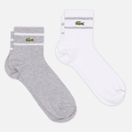  Комплект носков Lacoste 2-Pack Striped, цвет комбинированный, размер 35-38 EU