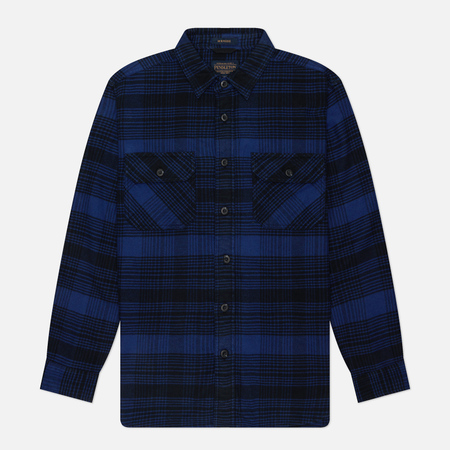 фото Мужская рубашка pendleton burnside flannel, цвет синий, размер s