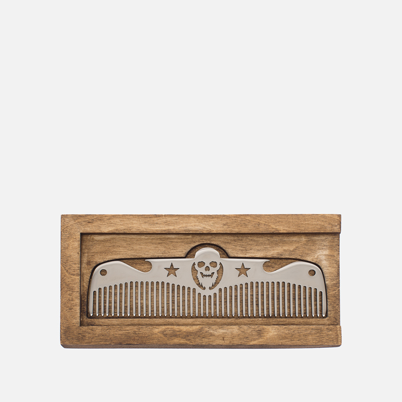 3HCD Расческа Bearded Skull Stars