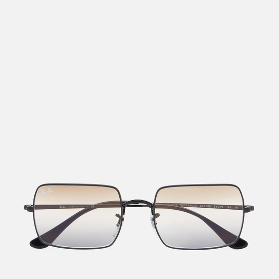 Солнцезащитные очки Ray-Ban Rectangle 1969 Bi-Gradient Polished Black/Clear Brown/Grey
