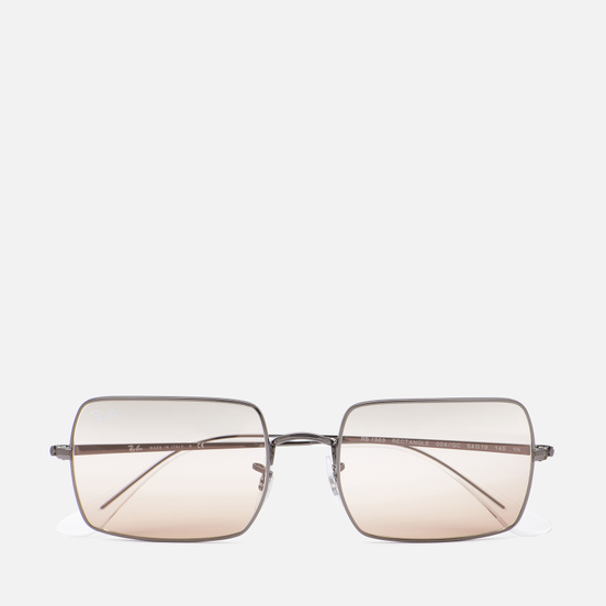 Солнцезащитные очки Ray-Ban Rectangle 1969 Bi-Gradient Polished Gunmetal/Pink/Grey