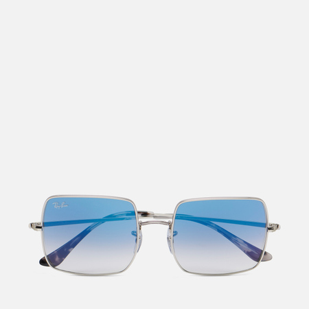 фото Солнцезащитные очки ray-ban square 1971 classic, цвет серебряный, размер 54mm