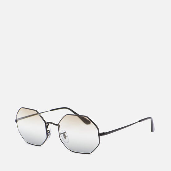 Солнцезащитные очки Ray-Ban Octagon 1972 Bi-Gradient Polished Black/Clear Brown/Grey