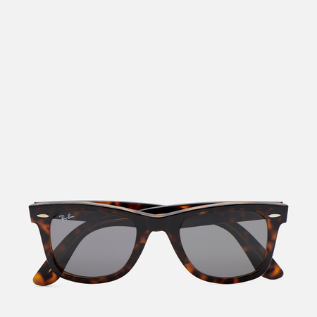 фото Солнцезащитные очки ray-ban original wayfarer bicolor, цвет коричневый, размер 50mm