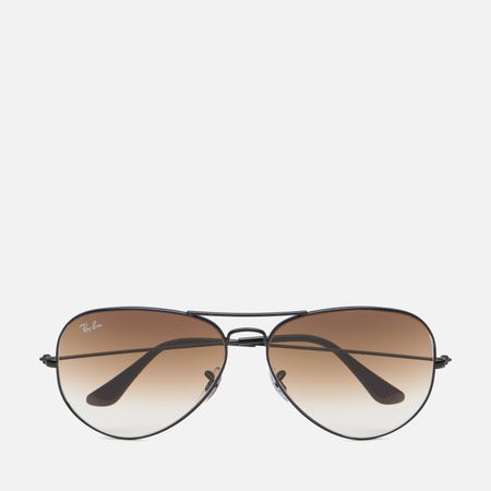 фото Солнцезащитные очки ray-ban aviator gradient, цвет коричневый, размер 62mm